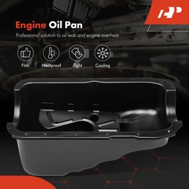 A-Premium Engine Oil Pan Sump with Drain Plug Compatible with Ford Ranger 1995-2001, Aerostar 1995-1997 & Mazda B3000 1994-2001, 3.0L, Without Oil Level Sensor, Replace # ZZP110400, ZZM110400