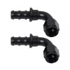 Lencool Racing Push Lock Hose Fitting End 4AN 90 Degree