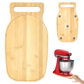 Mixer Slider Compatible with Kitchen aid Bowl Lift 4 .5-5 Qt Stand Mixer Natural Bamboo - Kitchen Countertop Storage Mover Sliding Caddy for Kitchen Aid 4 .5-5 Qt Mixer (Natural)