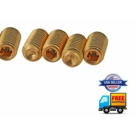 Unbranded/Generic 5pcs 8mm Amplifier Gold Terminal Set Screws POWER GROUND SPEAKER REMOT Amp Screw