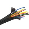 1/8" Split F6 Braided Cable Sleeving Wrap, Split Loom, Techflex