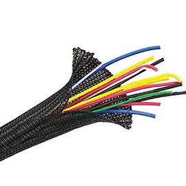 1/8" Split F6 Braided Cable Sleeving Wrap, Split Loom, Techflex (50FT)