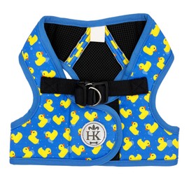 Huxley & Kent Hudson Walking & Training Harness - Lucky Ducky (Large, 22-35lbs) - Easy Control Step-in Mesh Vest Harness with Reflective Strips for Safety - H&K