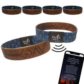 Truthful Lips Daily Devotional Bracelets (God is Greater 4pk, Large (8.5in))