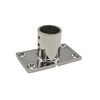 Douzime 2Pcs Boat Rectangle Hand Rail Base, Marine Grade 316