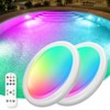 Askyli Pool Lights for Above Ground Pools, Upgraded Rechargeable Dynamic