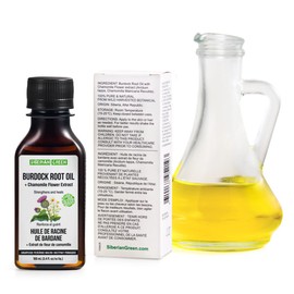 Siberian Green Burdock root Oil with Chamomile Oil extract 100ml
