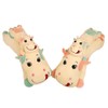 FeiWen Plush Cute cow Stuffed Cotton Soft Animal Toy for
