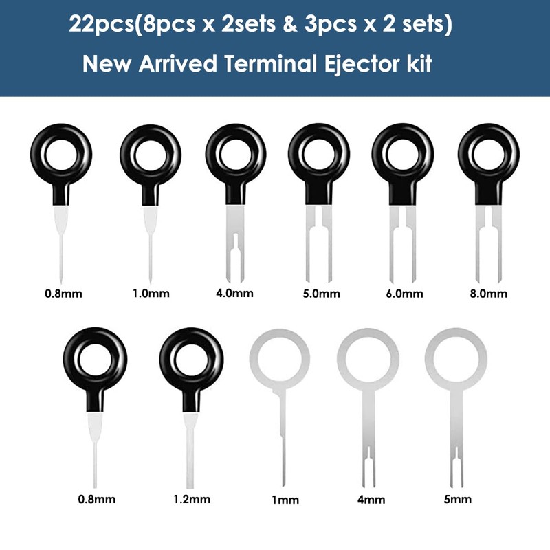 Maerd 76Pcs Terminal Pin Removal Tool Kit, Electrical Connector Pin