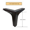 4 Inch Furniture Legs, M MIMHOOY Set of 4 Metal