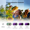 K&F CONCEPT CPL+ND16+ND64+ND256 Filter Compatible with Insta360 Luna Ultra