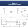 Ruacq Toilet Paper Holder Oil Rubbed Bronze-Toilet Paper Holder Wall