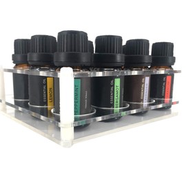 Essential Oil Holder For Organizer,Essential Oils Bottles Shelf Storage Rack Display Stand,Perfect Vertically Hold For 10ml 15ml 20ml Essential Oil bottle
