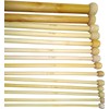 Eco-Friendly Single Point Natural Bamboo Knitting Needles 35cm x 4mm-25mm
