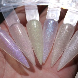 Oumisaya Glow in the dark Glitter Gel Nail Polish Colors Set GP012