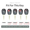 ontto Alloy Car Key fob Cover Fit for Toyota Rav4