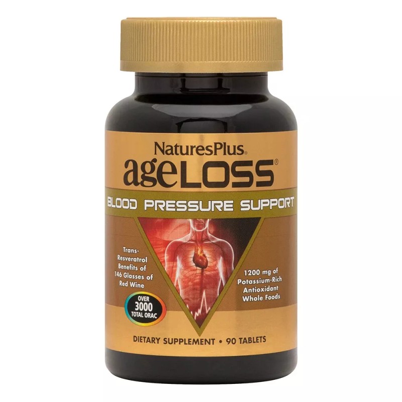 NATURE'S PLUS Ageloss Blood Pressure - 90 Tablets
