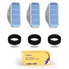 PEKTACO Cat Water Fountain Filters Replacement & Pre-Filter Sponges for