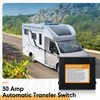 RRITESS RV 30Amp Automatic Transfer Switch for Inverter/Generators/Shore Power, 120V.