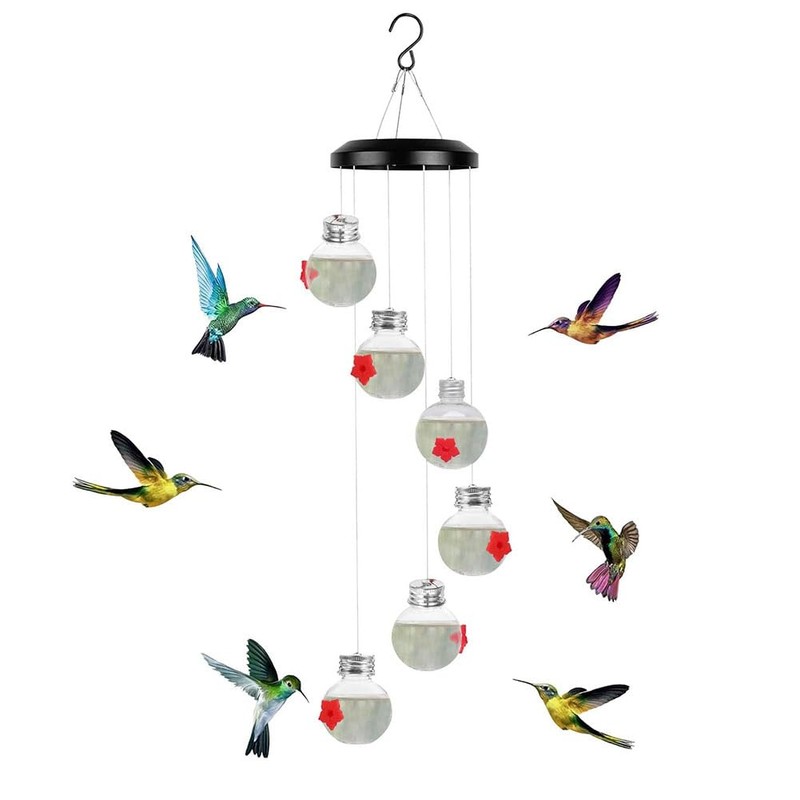 Dpaaoyer Bird Feeders, Wind Chimes Bird Feeders, Outdoors Hanging Ant