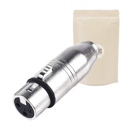 Adapter Socket 3.5mm Female to XLR Female Audio Connector Jack Mini Jack Minijack 3-Pin Pins Wales Headphones Guitar Amp Amp Microphone Headphones - Adaptive French Brand