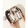 EACHY Travel Makeup Bag,Large Capacity Cosmetic Bags for Women,Waterproof Portable