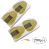 VNC 200Pcs Acrylic Nail Forms Sticker, Thick Nail Art Tips