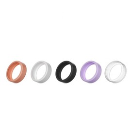 Hilufiet Silicone Ring Protector Compatible with Oura Ring Elastic Ring Cover for Oura Ring Gen 3 for Working Out-5pcs
