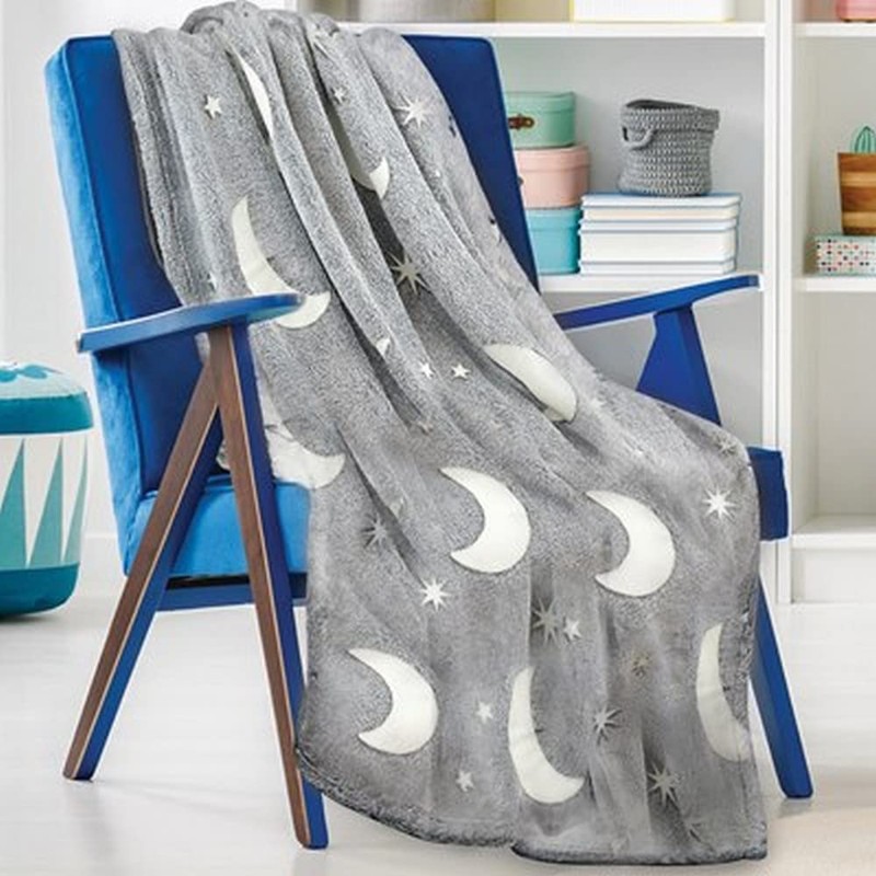 Follow That Dream Glow In The Dark Plush Throw Blanket