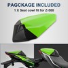 PSLER Motorcycle Rear Passenger Pillion Seat Cowl Fairing Cover Tail