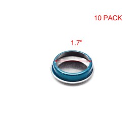 Tulead Sink Hole Cover Stainless Steel for Dia 1.5-Inch Kitchen Faucet Hole Cove Brushed Nickel Set of 10