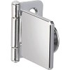 LAMP GH34-0CR-K Chrome-Plated Square Internal Wood Hinge for Glass/Acrylic Doors