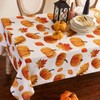 Joyfol Day Autumns Thanksgiving Tablecloth,Fall Fabric Table Cloth, Bountiful Pumpkin