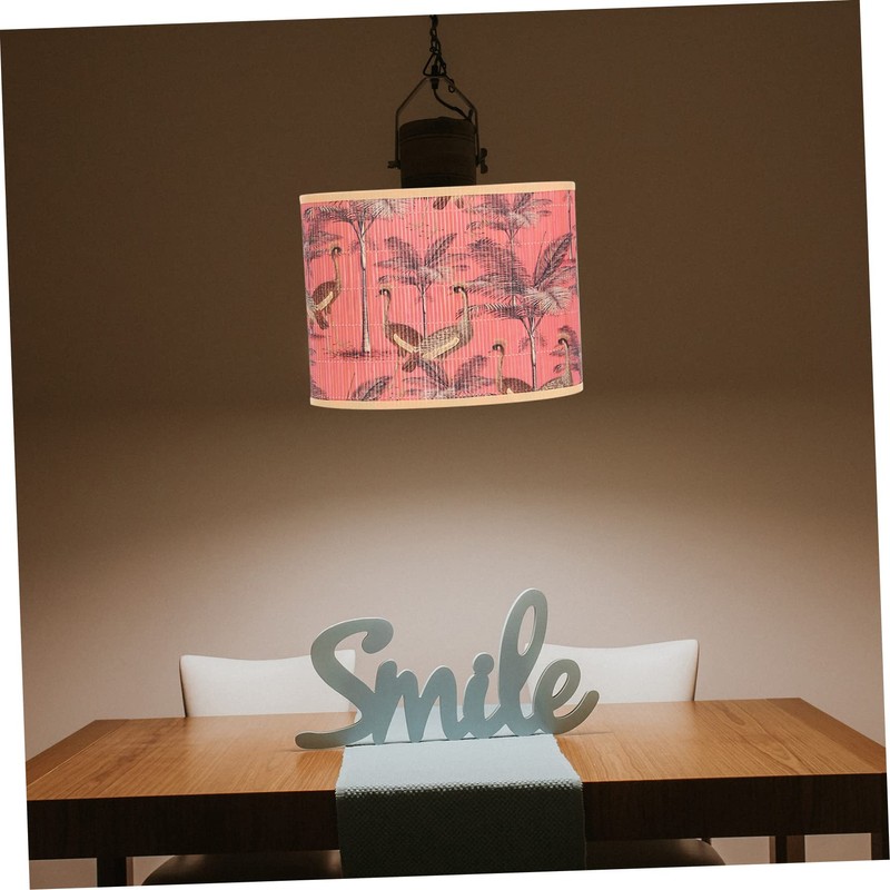 CAXUSD Wicker Light Shade Rattan Lampshade Table Lamp Cover Replacement