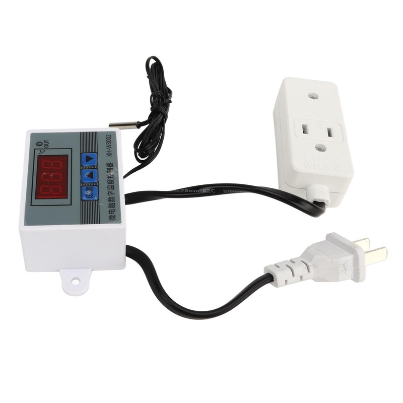 Temperature Controller Switch Display Digital Thermostat Outlet Thermostat US Plug