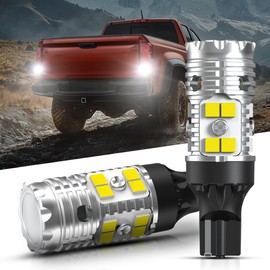 LASFIT 921 LED Reverse Backup Light Bulbs Fit for 2015-2021 2022 2023 2024 2025 Colorado, 6000K Cool White Super Bright OEM 912 W16W Replacement, 2 pcs