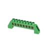 sourcing map Terminal Grounding Bar Screw Block Barrier Brass Strip