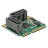 DeLOCK Mini PCI Express I/O PCIe half size 2 x