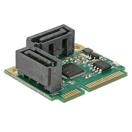DeLOCK Mini PCI Express I/O PCIe half size 2 x SATA 6Gb/s