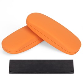 RayLove Glasses Case, Eyeglasses Case Hard Shell 2Pack, Reading Hard Glasses Cases with Cleaning Cloth for Women Men