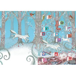 Roger la Borde Animals Advent Calendar Card Call of the Wild 170 x 120 mm Gold foil.