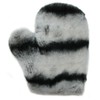 Double Sided Full Skin Rex Chinchilla Love Massage Mitten-One Piece