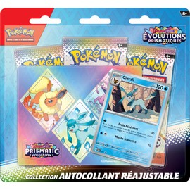 Pokémon TCG: Scarlet & Purple Readjustable Sticker Collection - Prismatic Evolutions - Givrali (1 Glossy Promo Card & 3 Boosters)