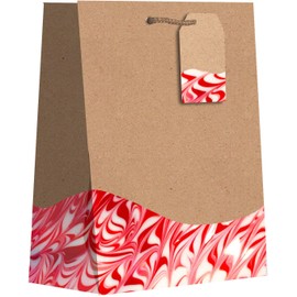 Jillson Roberts Medium Bags, Peppermint Bark with Holographic Accents (12 Pcs)