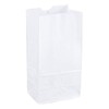 Concession Essentials - 4lb White Paper Bag - 125 Count