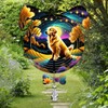 Golden Retriever Dog Ears Wind Spinner, Golden Retriever Wind Spinner
