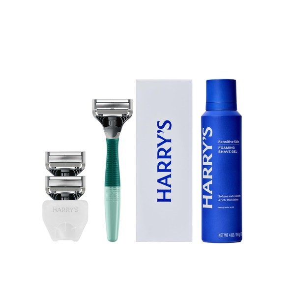 Harry's Shaving Kit for Men - 1 Razor Handle, 3
