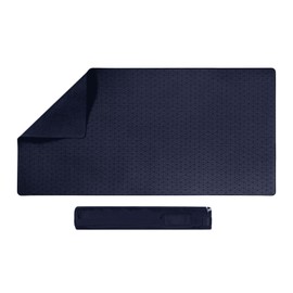 Feltectors TCG Game Mat for MTG Table Top Board Game Playmat for Card Gaming RPG, Dice Games, Water Resistant with Carry Storage Case 24 x 48 Inches, Black