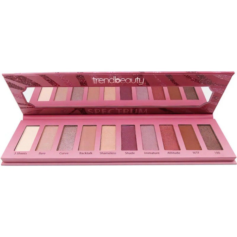 Sombras Spectrum Trend Beauty Paleta Sombras Trend Beauty Color De