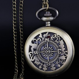 Tiong Exquisite Pocket Watch Quartz Unique Birthdays Best Gifts for Women